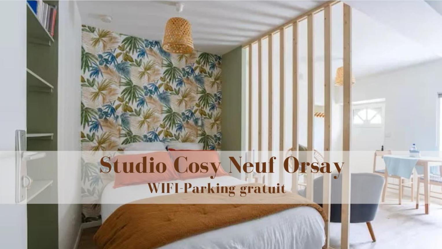 Studio Cosy Neuf - Fibre - Parking Gratuit - Proche Ecoles Et Entreprises Orsay Exterior photo